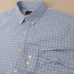 Untuckit Medium Mens Shirt Button Up Long Sleeve Stretch Performance 22x26